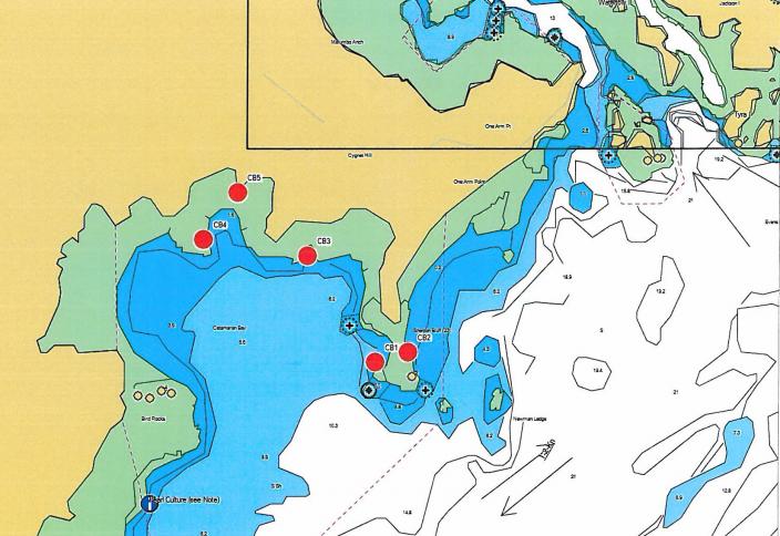 A map of Cygnet Bay
